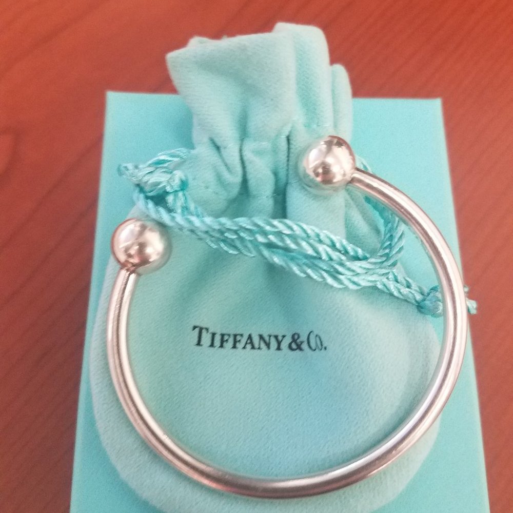 Tiffany & Co. Silver Wire Ball Bracelet